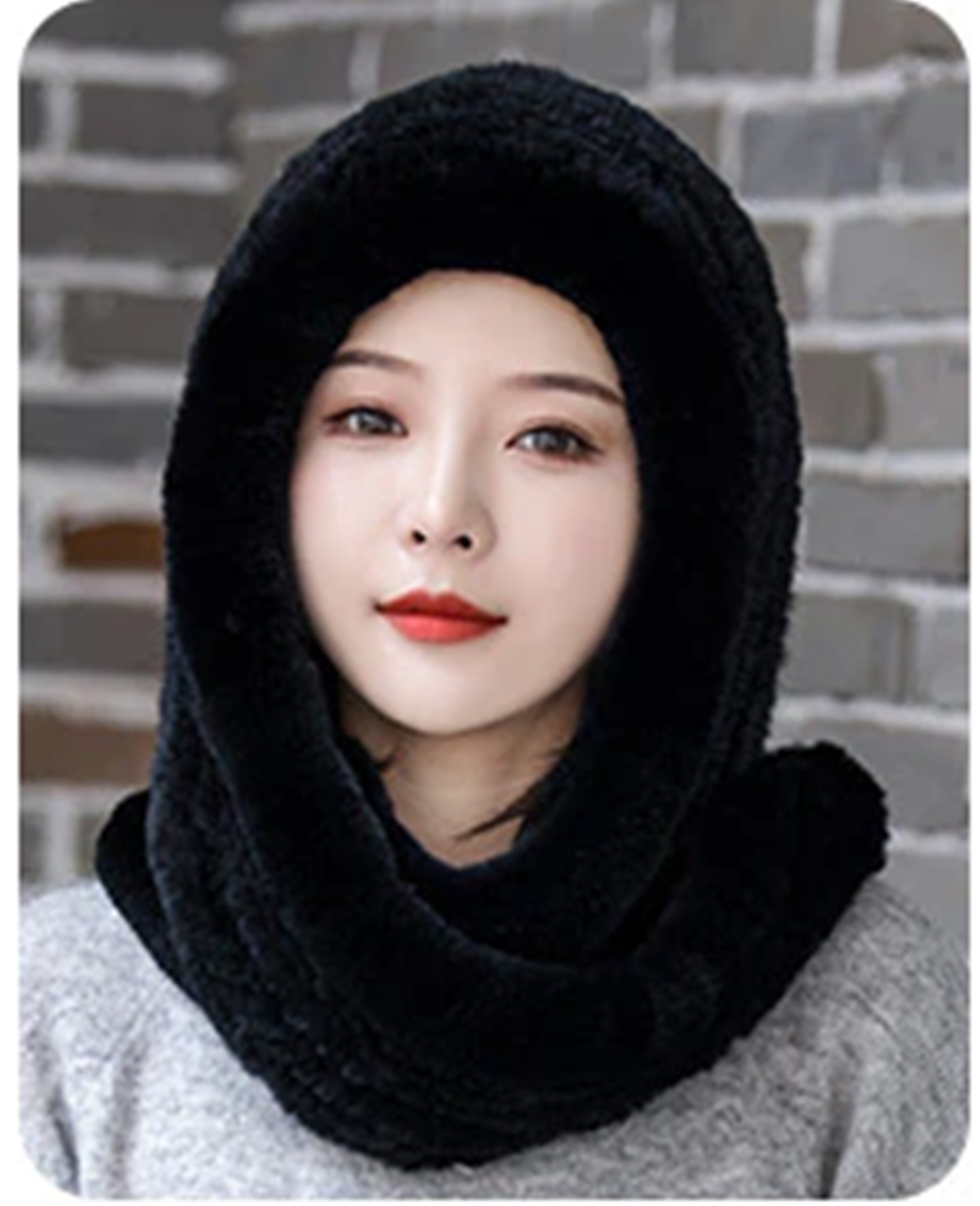 ORIMI HOODED SCARF